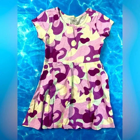 🐣4 for $20🥚 George - Toddler Purple Camo Sun Dress - Size 4-5 - Picture 1 of 2